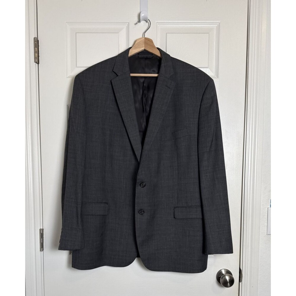 Ralph Lauren Men's Suit Jacket Preppy Business 2 Button 1 Vent 100% Wool 48R